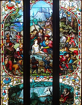 比亞里茨,彩色玻璃,白雪公主