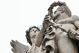 天使,雕像,數字