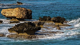 巖質(zhì)海岸,石,海濱