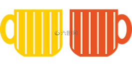 咖啡杯,復古,杯