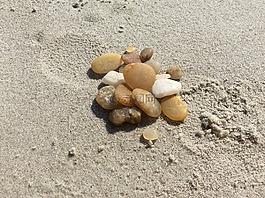 巖,樁,海灘