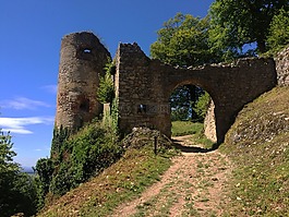 ferrette,阿尔萨斯,城堡