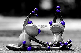 青蛙,體操,滑稽