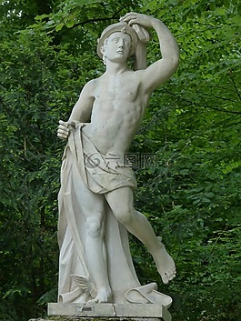 石像,男子,人