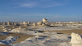 埃及,沙漠-白色,景觀