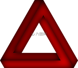 彭羅斯三角形,在不可能三角,光學騙案