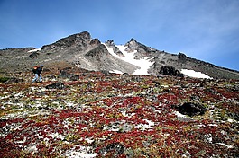 秋季,山,火山