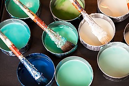 漆,畫筆,藝術(shù)