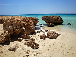 巖,海,海灘