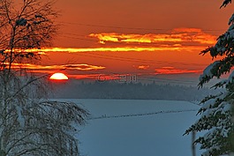 abendstimmung,日落,天空