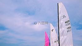 藍色,天空,云