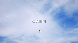 藍色,天空,云