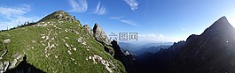 鹿角梁,高山,蓝天