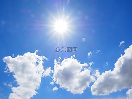 云,天空,蓝色