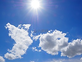 云,天空,藍(lán)色