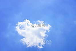 云,積云,夏日的一天