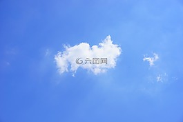 云,積云,夏日的一天