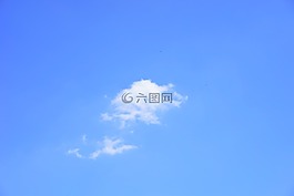 云,積云,夏日的一天