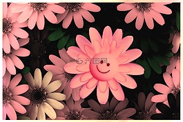 鲜花,笑脸,快乐