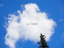 云,天空,藍(lán)色
