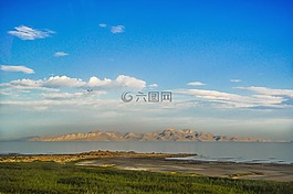 山,景觀,河