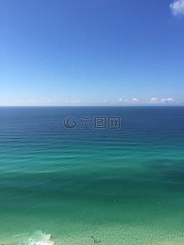海滩,夏天,海洋