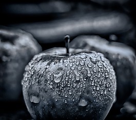 蘋果,雨,滴