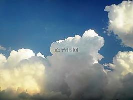 云,天空,藍色