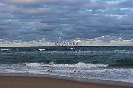 海灘,海洋,海