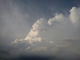 云,積云,天空