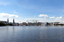 汉堡,大城市,binnenalster