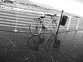 自行車,冰雹,陰影