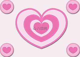 心,粉紅色,愛(ài)情