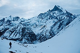 山,懸崖,巖