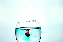 水,墨水,下降