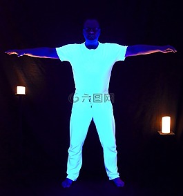 紫外線,光,uv 射擊