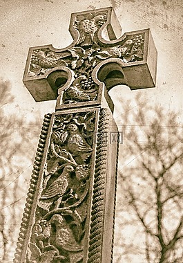 交叉,基督教,墳墓