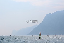加爾達(dá),意大利,沖浪者