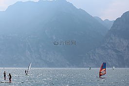 加爾達(dá),意大利,沖浪者