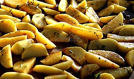 烤的土豆,土豆,kartofellschnitze