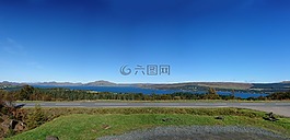 藍色的天空,蘇格蘭,景區(qū)