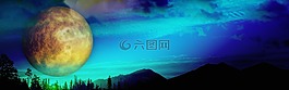 橫幅,標(biāo)頭,景觀