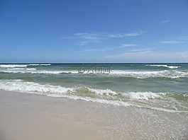 海洋,波,海
