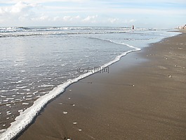 海,沙,泡沫