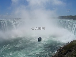 尼加拉瀑布,薄霧,大瀑布