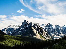山,高峰,自然