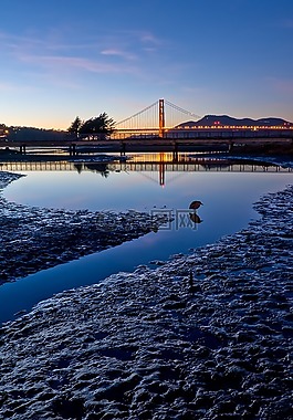 金門大橋,克里場沼視圖,結(jié)構(gòu)