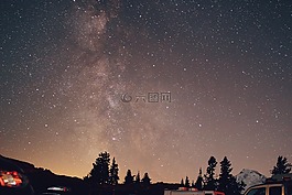 星星,銀河,空間
