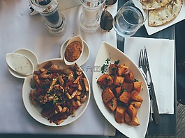食品,土豆,午餐