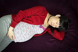 女子,怀孕,亚洲